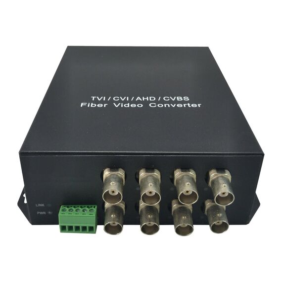 LevelOne AVF-1801 - Video extender - Fibre Channel - 8 ports - up