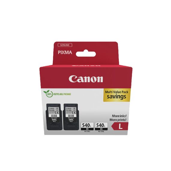 Canon PG-540L Twin Pack - 2-pack - L size - black - or | 5224B020