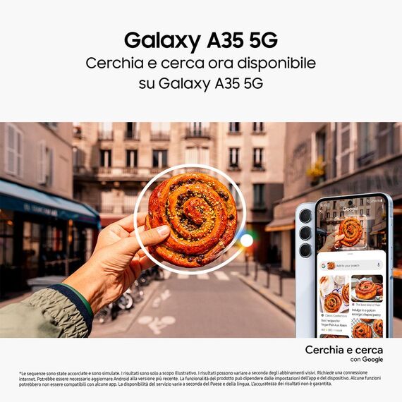 Samsung Galaxy A35 - 5G smartphone - dual-SIM -  | SM-A356BLBBEUE