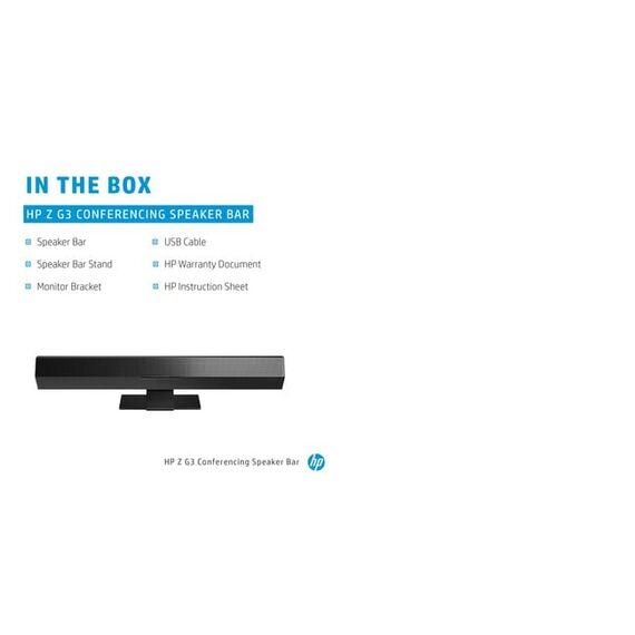 HP Z G3 - Sound bar - for conference system - 2 Watt -  | 74N60AA