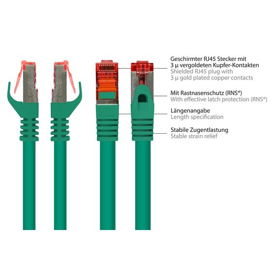 Good Connections RNS - Patch cable - RJ-45 (M) to RJ- | 8060-030G