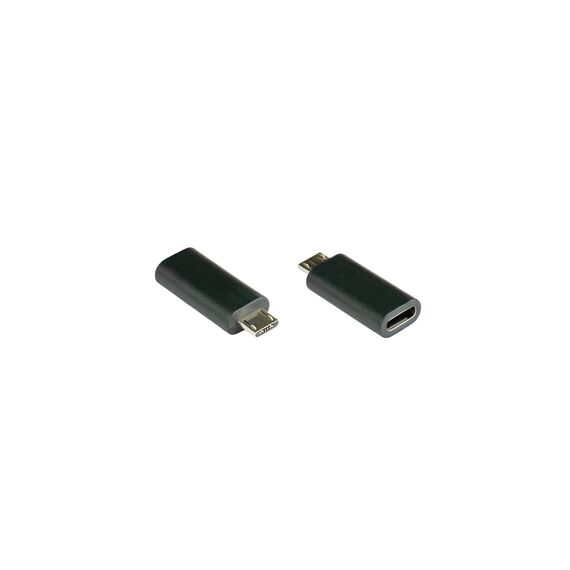 Good Connections USB-AD202 - USB Micro B - USB C - Black - Adapte