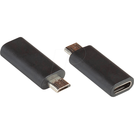 Good Connections USB-AD202 - USB Micro B - USB C - Black - Adapte