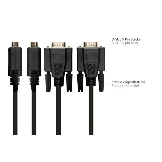Good Connections GC 4945-MF - Adapterkabel RJ45 Buchse> D-Sub 9-P