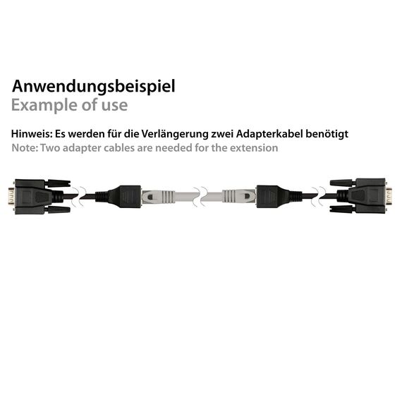 Good Connections GC 4945-MF - Adapterkabel RJ45 Buchse> D-Sub 9-P