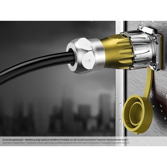 Good Connections S3 IC03-24R02 - RJ45 - Metallic - Yellow - Femal