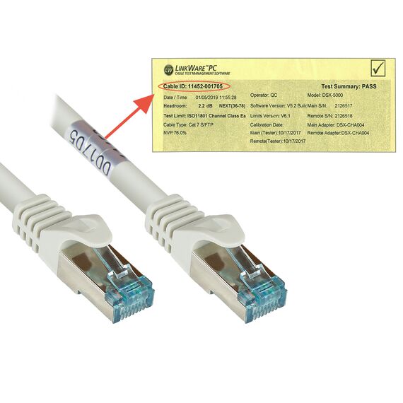 Good Connections 8064-H005 - 0.5 m - Cat6a - S/FTP (S-STP) - RJ-4