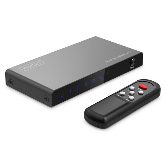 DIGITUS 4K HDMI Switch, 3x1 - Digital/Display/Video | DS-55331