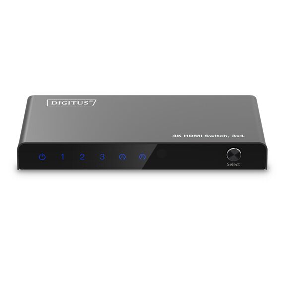 DIGITUS 4K HDMI Switch, 3x1 - Digital/Display/Video | DS-55331