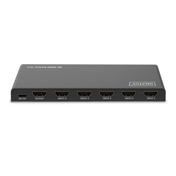 DIGITUS 8K HDMI Switch, 5x1 - Digital/Display/Video | DS-55334