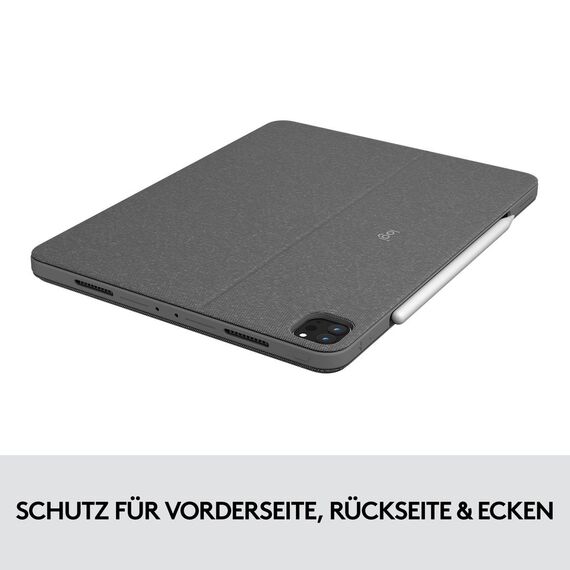 Logitech Combo Touch - Keyboard and folio case - wit | 920-010255