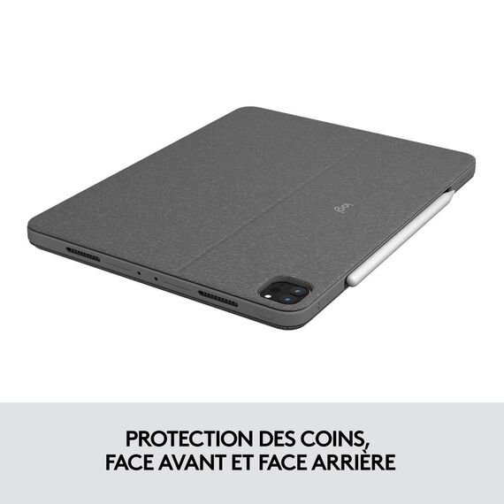 Logitech Combo Touch - Keyboard and folio case - wit | 920-010255