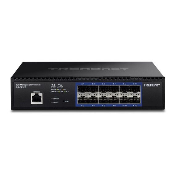 TRENDnet TL2-F7120 - Switch - Managed - 12 x 10 Gigabit SFP+ - ra