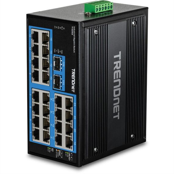 TRENDnet 26-PORT HARDENED INDUSTRIAL - GIGABIT DIN-RAIL | TI-G262