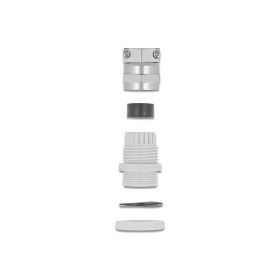 Delock PG11 - Cable gland - grey, RAL 7035 | 60354
