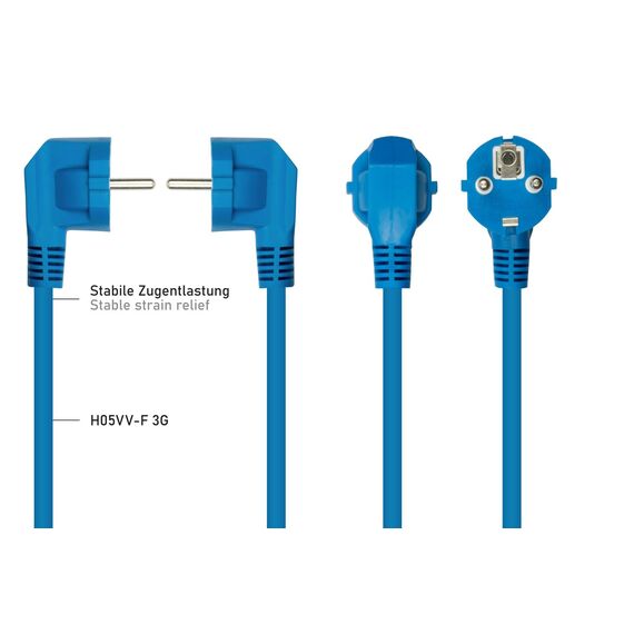 kabelmeister Netzkabel Schutzkontakt-Stecker Typ E+ | SK0130-B030