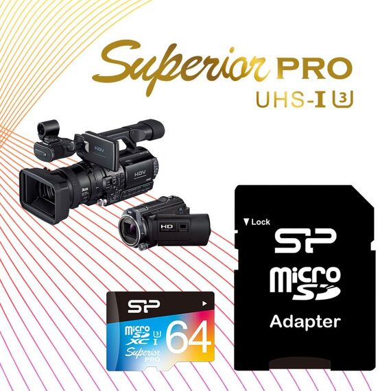 SILICON POWER Superior Pro - Flash memory ca | SP064GBSTXDU3V20SP