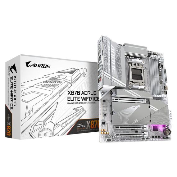 Gigabyte X870 A ELITE WF7 ICE AM5 ATX  | X870 A ELITE WF7 ICE 1.0