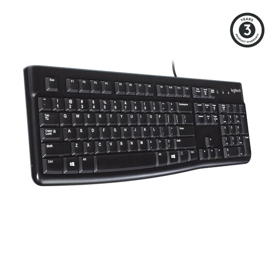 Logitech K120 - Keyboard - USB - Belgium | 920-002482