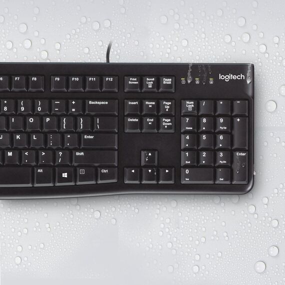 Logitech K120 - Keyboard - USB - Belgium | 920-002482