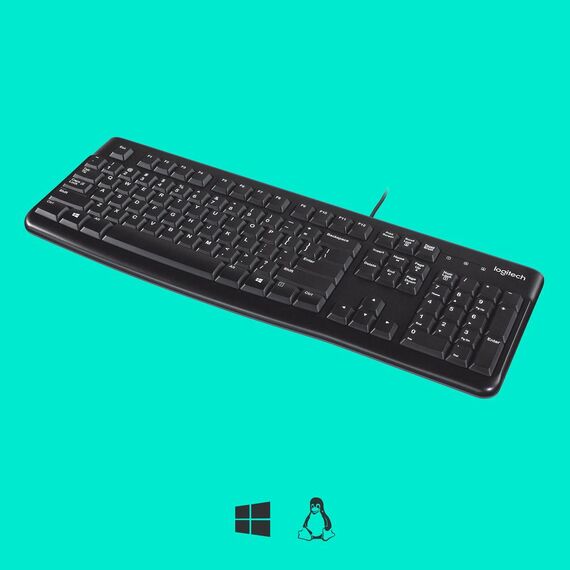 Logitech K120 - Keyboard - USB - Belgium | 920-002482