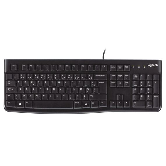 Logitech K120 - Keyboard - USB - Belgium | 920-002482