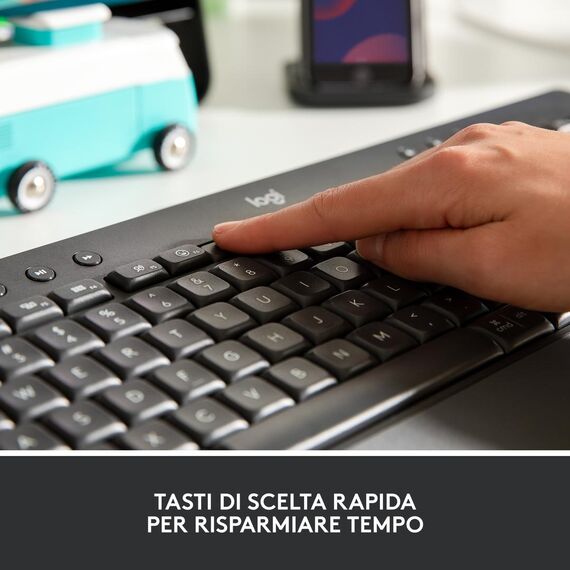 Logitech Signature K650 - Keyboard - wireless - Blue | 920-010915