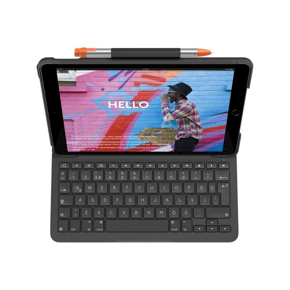 Logitech Slim Folio - Keyboard and folio case - wire | 920-011427