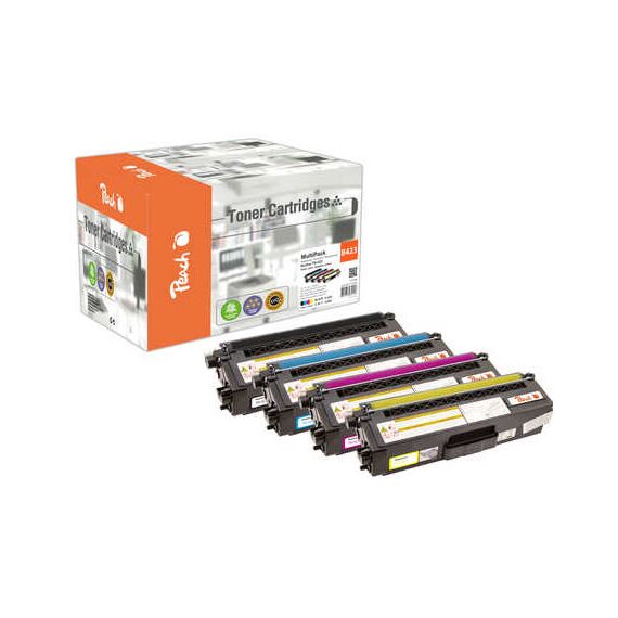 Peach Combi-Pack - 4-pack - black, yellow, cyan, magenta  | PT798