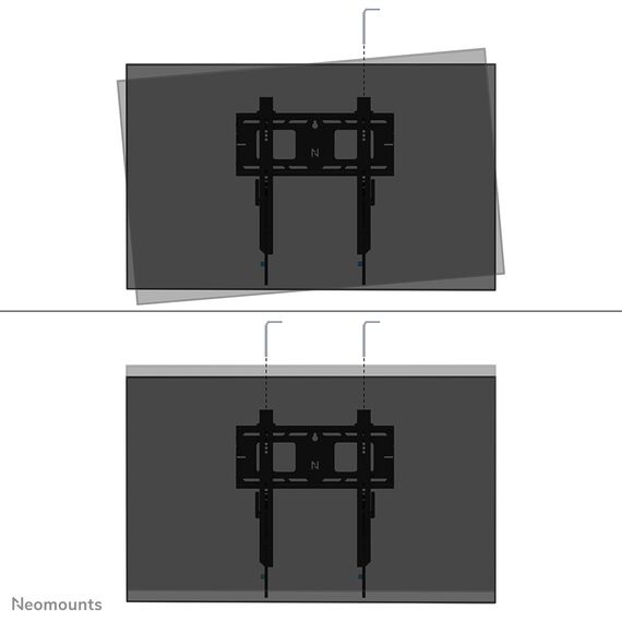 Neomounts LEVEL-750 - Mounting kit - for TV - heav | WL30-750BL14