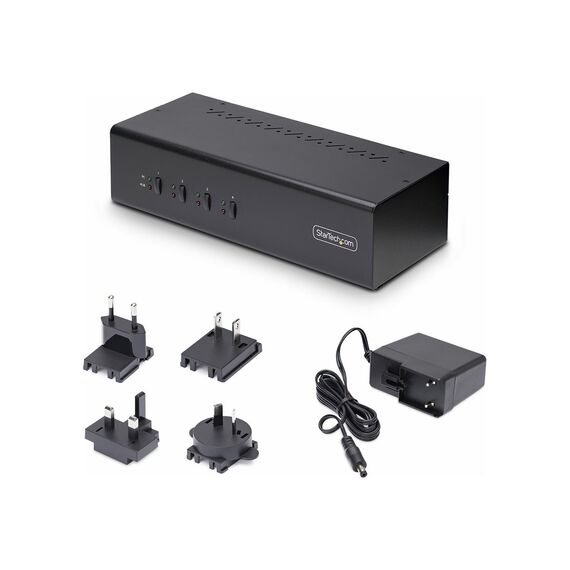 StarTech.com 4-Port Dual-Monitor DisplayPor | P4DD46A2-KVM-SWITCH