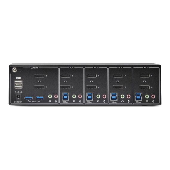 StarTech.com 4-Port Dual-Monitor DisplayPor | P4DD46A2-KVM-SWITCH