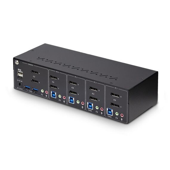 StarTech.com 4-Port Dual-Monitor DisplayPor | P4DD46A2-KVM-SWITCH