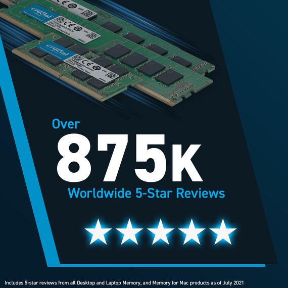 Crucial - DDR5 - module - 8 GB - DIMM 288-pin - 560 | CT8G56C46U5