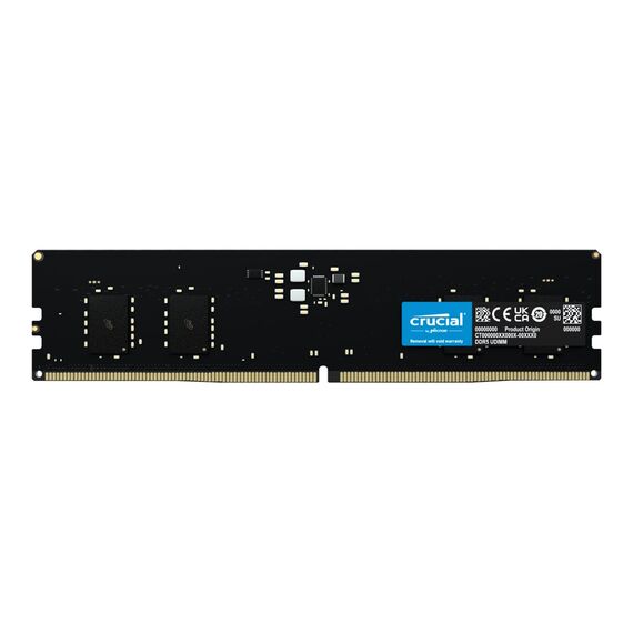 Crucial - DDR5 - module - 8 GB - DIMM 288-pin - 560 | CT8G56C46U5