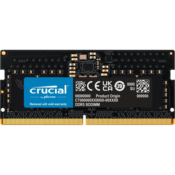 Crucial - DDR5 - module - 8 GB - SO-DIMM 262-pin -  | CT8G56C46S5