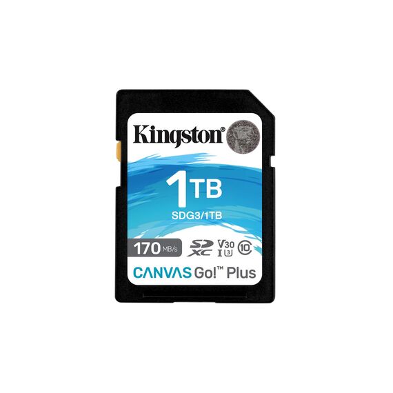 Kingston Canvas Go! Plus - Flash memory card - 1 TB -  | SDG3/1TB