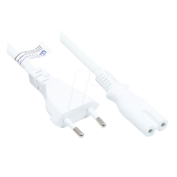 Good Connections P0370-W100 - 10 m - Power plug type C - C7 coupl
