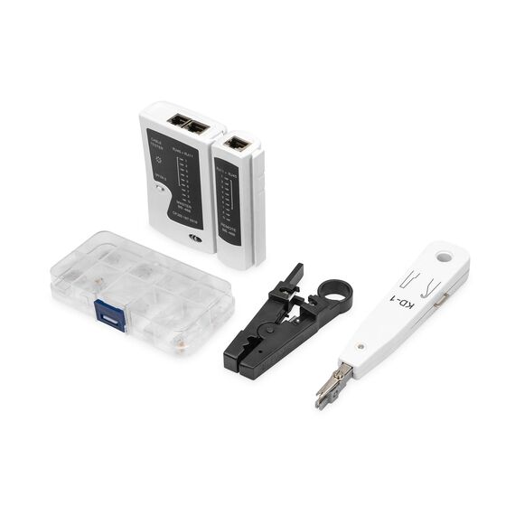 DIGITUS Network Tool Set LAN Tester Crimping Cut and S | DN-94027