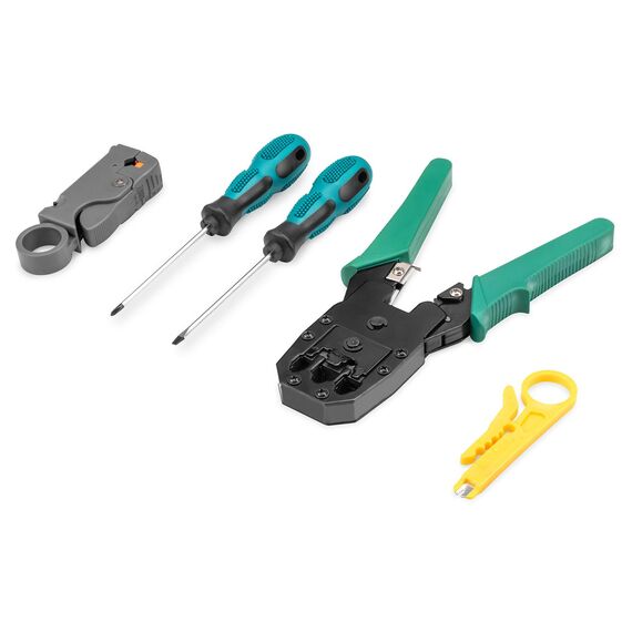 DIGITUS Network Tool Set LAN Tester Crimping Cut and S | DN-94027