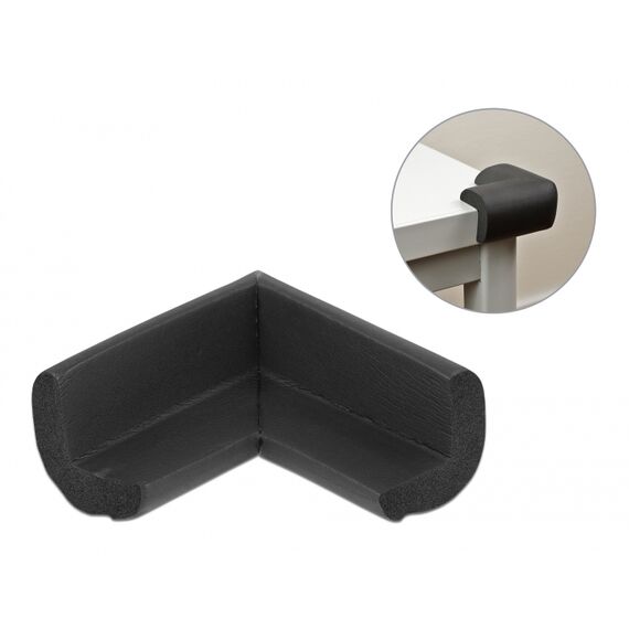 Delock - Edge protector - black | 18398
