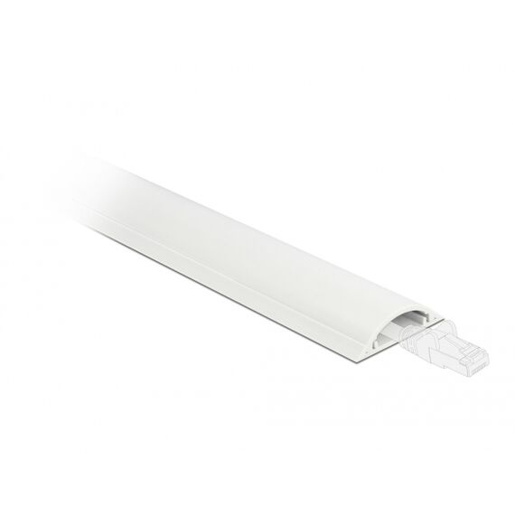 DeLOCK - Cable duct - 1 m - white | 20704