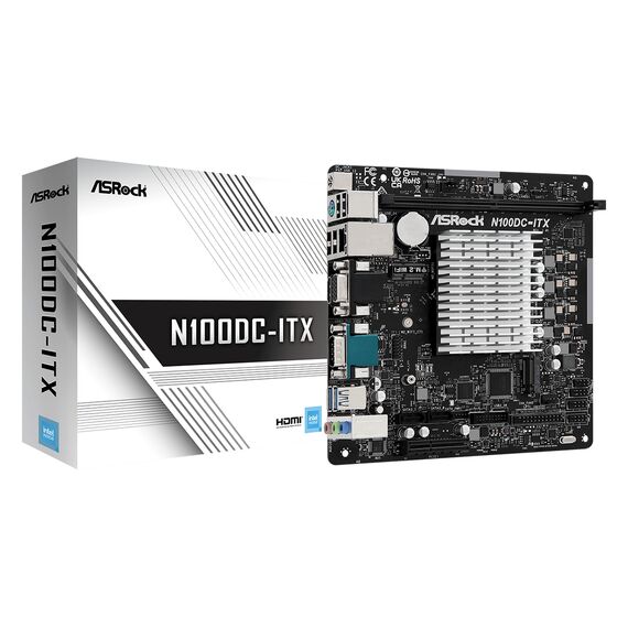 ASRock N100DC-ITX - Motherboard - mini ITX - I | 90-MXBLM0-A0UAYZ