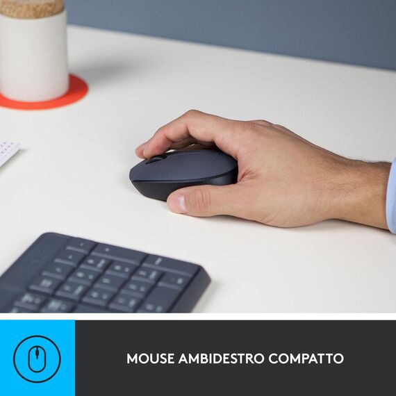 Logitech MK235 - Keyboard and mouse set - wireless - | 920-007913