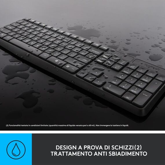 Logitech MK235 - Keyboard and mouse set - wireless - | 920-007913