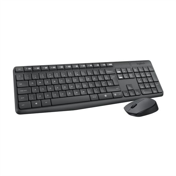 Logitech MK235 - Keyboard and mouse set - wireless - | 920-007913