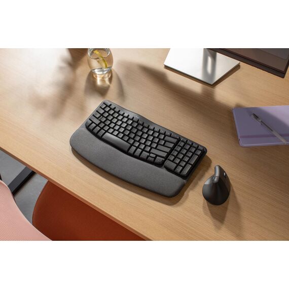 Logitech Wave Keys - Keyboard - wireless - 2.4 GHz,  | 920-012292