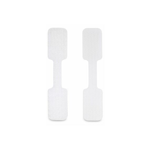 StarTech.com 3.5in (9cm) Cable Labels, 100 Pack  | CABLE-TAG-HLWH