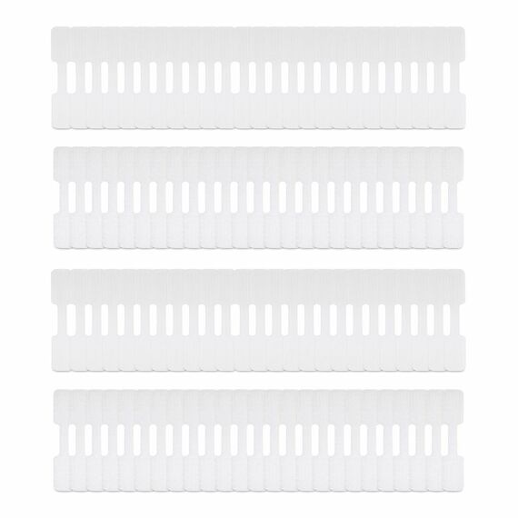 StarTech.com 3.5in (9cm) Cable Labels, 100 Pack  | CABLE-TAG-HLWH