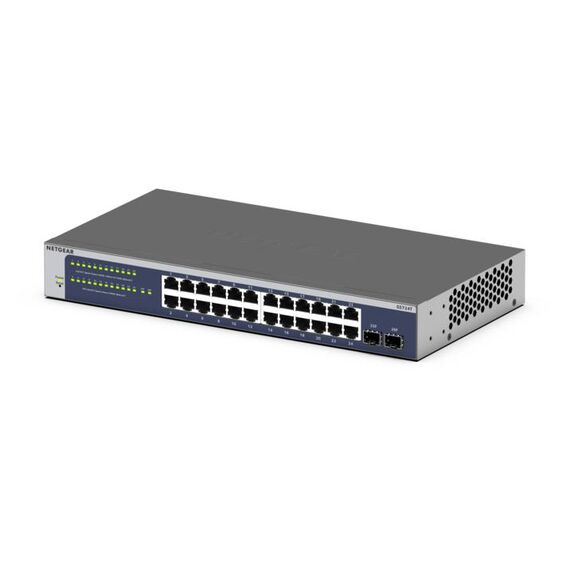 Netgear GS724T 24 Port Gigabit Smart Switch 2x co | GS724T-600EUS